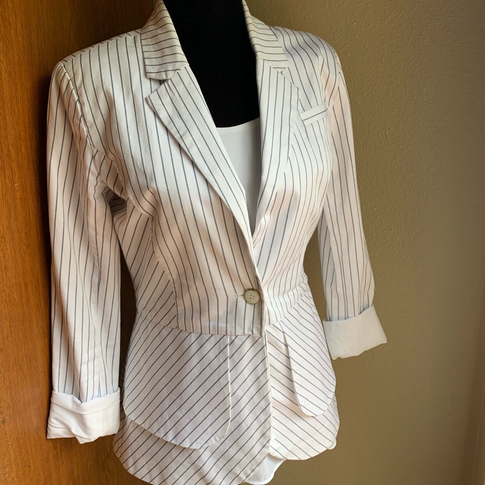 Pinstripe Summer Suit
